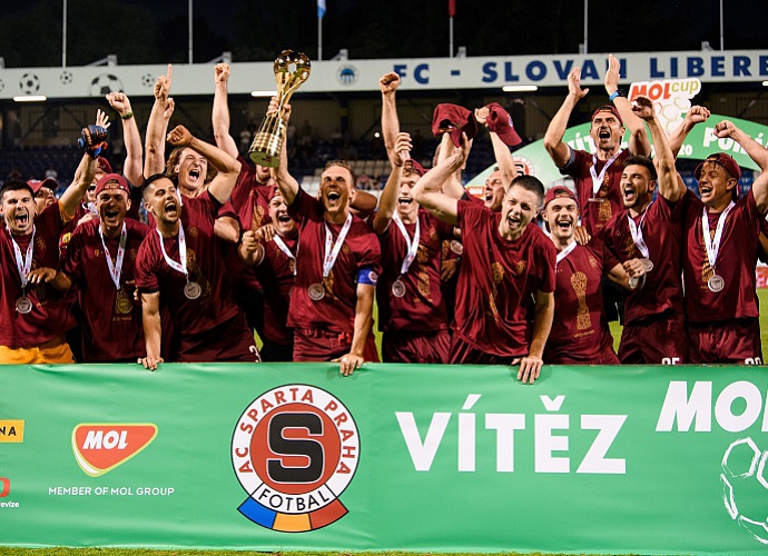 Sparta vyhrála finále v Liberci 2:1 a po šesti letech má trofej