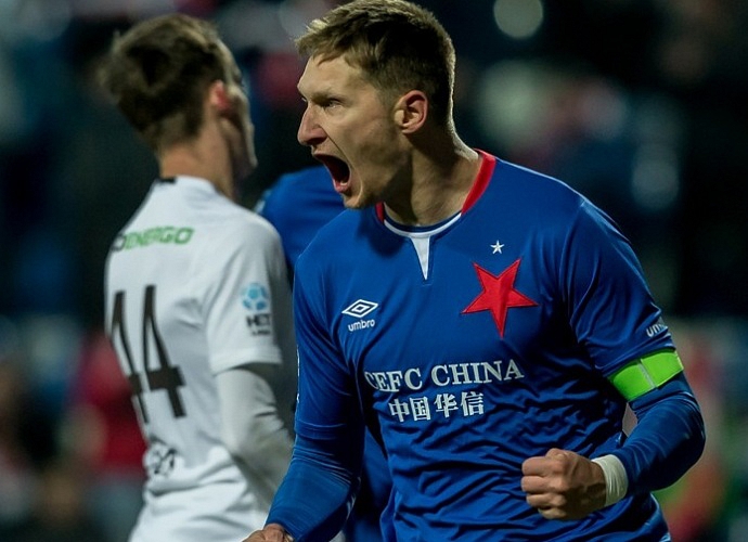 Slavia dvěma góly v první půli postoupila přes Slovan