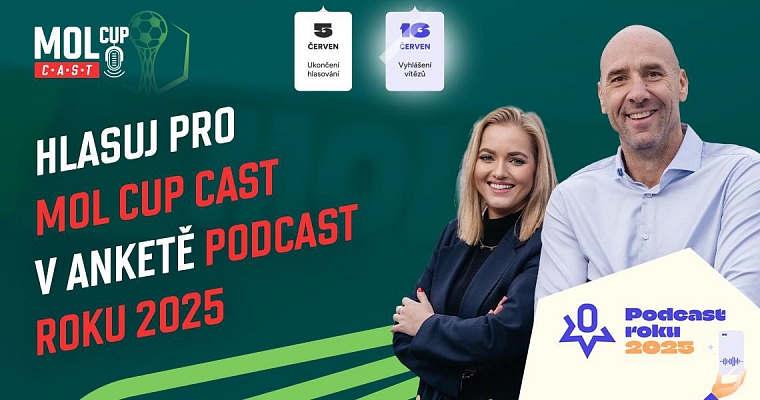 Hlasujte pro MOL Cup CAST v anketě Podcast roku 2025!