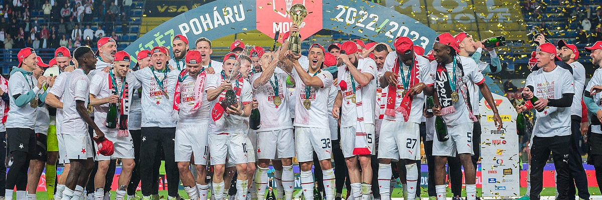 Slavia ovládla finále MOL Cupu, Spartu porazila 2:0