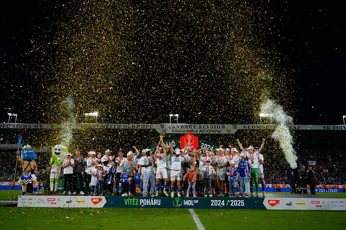 Fotbalisté Sigmy Olomouc porazili Spartu a jsou vítězi letošního MOL Cupu