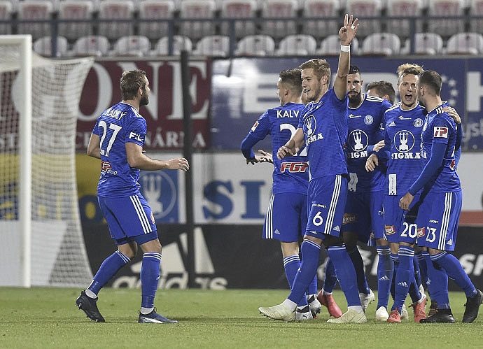 Olomouc a Liberec jsou ve čtvrtfinále MOL Cupu